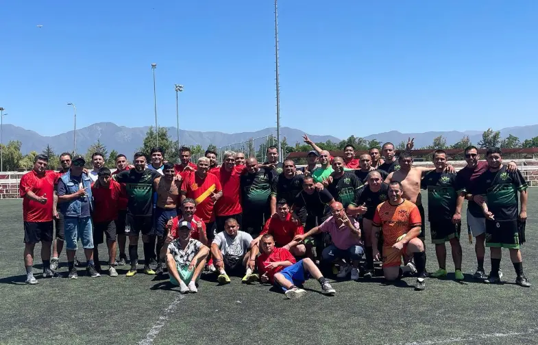 Jornada deportiva de la comunidad Nawel Chile